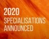 Specialisations Now Available